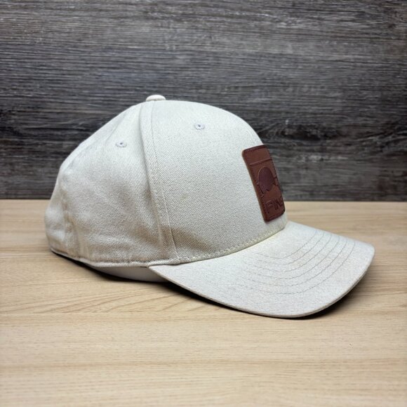 Ping Hat Cap Snapback Cream Golf Leather Patch Golfing - Picture 7 of 12